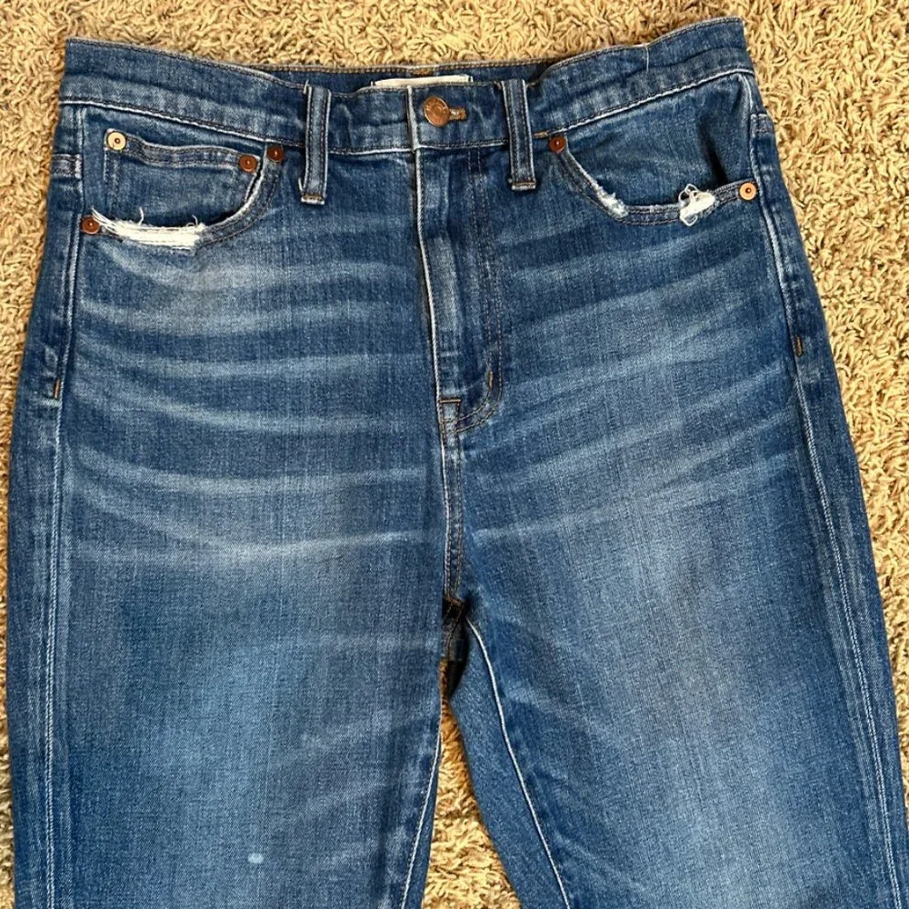 MADEWELL The High Rise Slim Boyjean Cuffed in Size 28 - SOLD OUT on their site! - Picture 9 of 10